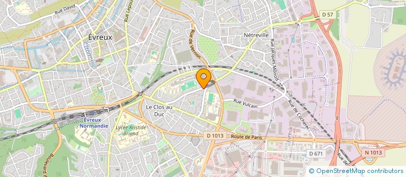 localisation de l'entreprise ACCELERAT'EURE  EVREUX