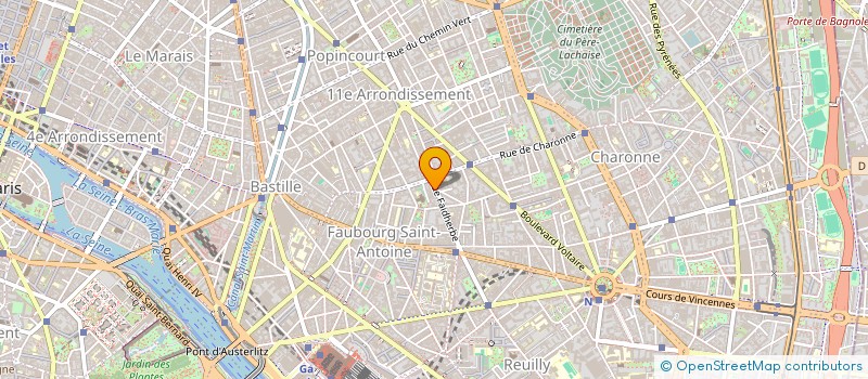 localisation de l'entreprise ACCELERATEUR DE PROJETS COMPLEXES ET COOPERATIFS  PARIS