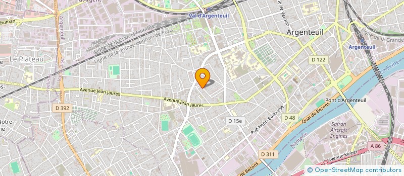 localisation de l'entreprise ACCELERATOR DATA & DIGITAL TRANSFORMATION  ARGENTEUIL