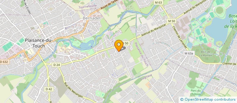 localisation de l'entreprise ACCELERE  PLAISANCE-DU-TOUCH