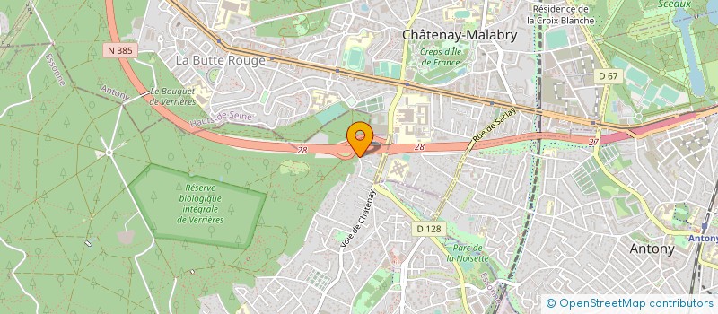 localisation de l'entreprise ACCELIUM PHARMA CONSULTING  VERRIERES-LE-BUISSON