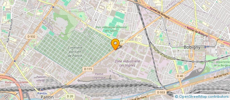 localisation de l'entreprise ACCELL à BOBIGNY