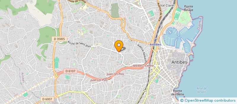 localisation de l'entreprise ACCELOM à ANTIBES