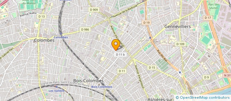 localisation de l'entreprise ACCELR PERFORMANCE SOLUTIONS à BOIS-COLOMBES