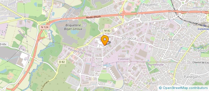 localisation de l'entreprise ACCEMAT à COLOMIERS
