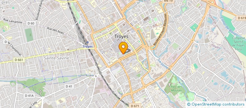 localisation de l'entreprise ACCENDO à TROYES