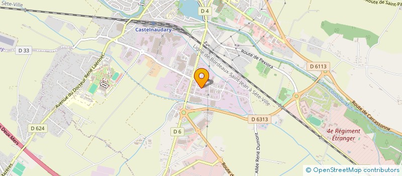 localisation de l'entreprise ACCENT BIO à CASTELNAUDARY