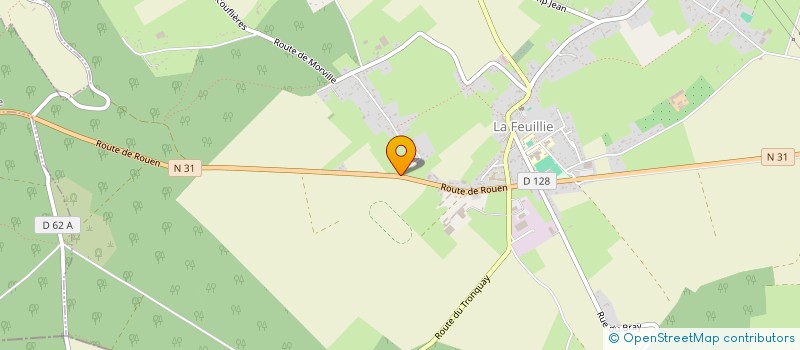 localisation de l'entreprise ACCENT D P I  LA FEUILLIE