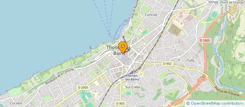 localisation de l'entreprise ACCENT DU SUD à THONON-LES-BAINS