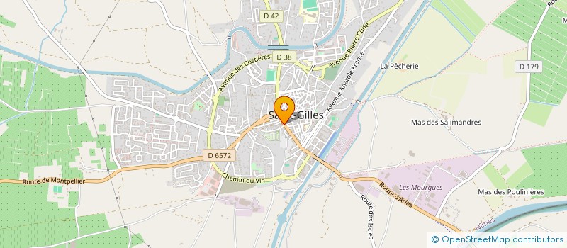 localisation de l'entreprise ACCENT DU SUD IMMOBILIER  ST GILLES