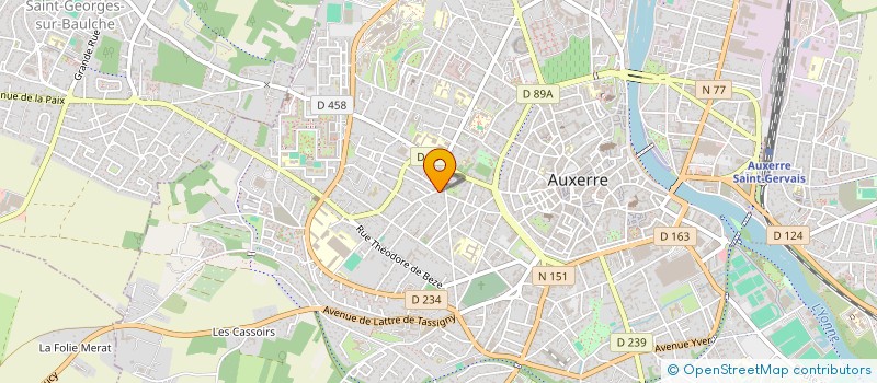 localisation de l'entreprise ACCENT JAZZ YONNE à AUXERRE