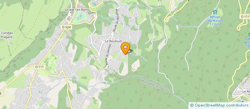 localisation de l'entreprise ACCENT METAL  SAINT-MARTIN-D'URIAGE