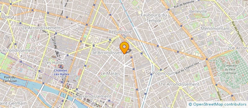 localisation de l'entreprise ACCENT NATURE à PARIS