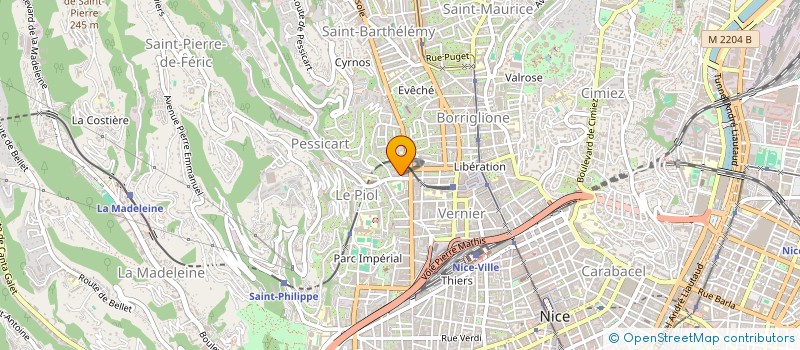localisation de l'entreprise ACCENT TONIC à NICE