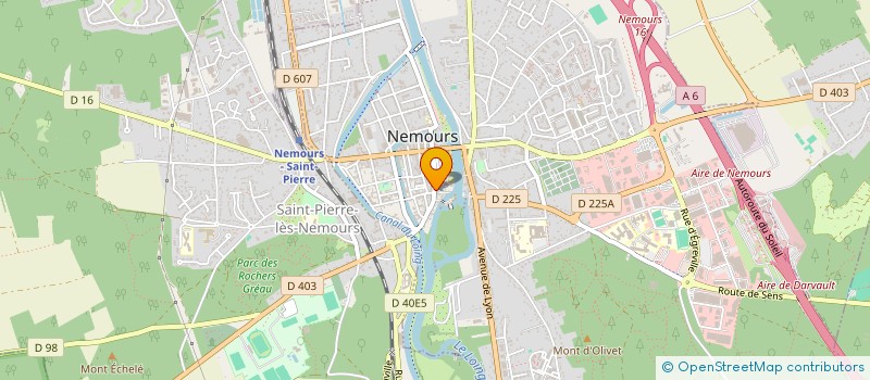 localisation de l'entreprise ACCENT TONIQUE à NEMOURS