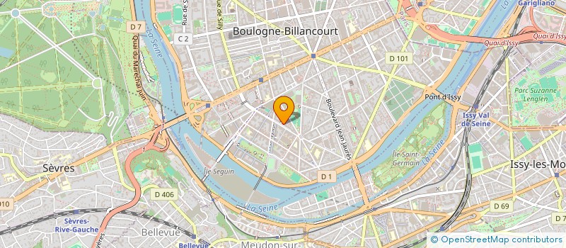 localisation de l'entreprise ACCENTA à BOULOGNE-BILLANCOURT