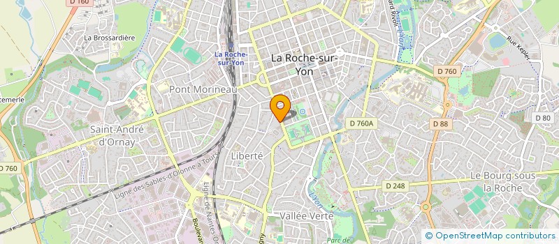 localisation de l'entreprise ACCENTO à LA ROCHE-SUR-YON