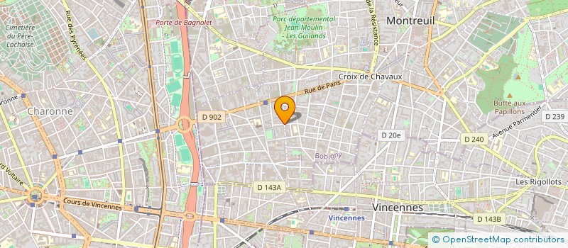 localisation de l'entreprise ACCENTS à MONTREUIL