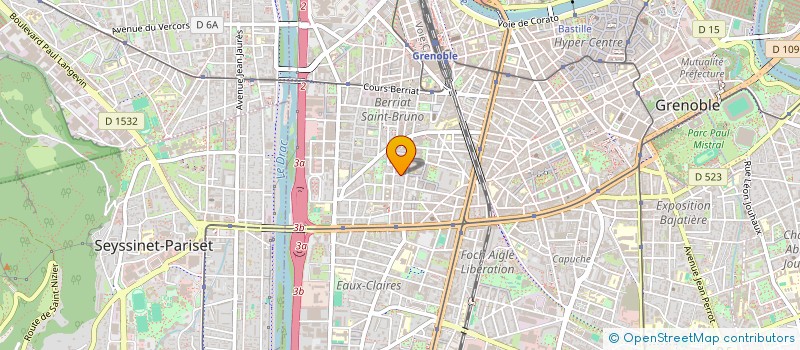 localisation de l'entreprise ACCENTUDE à GRENOBLE