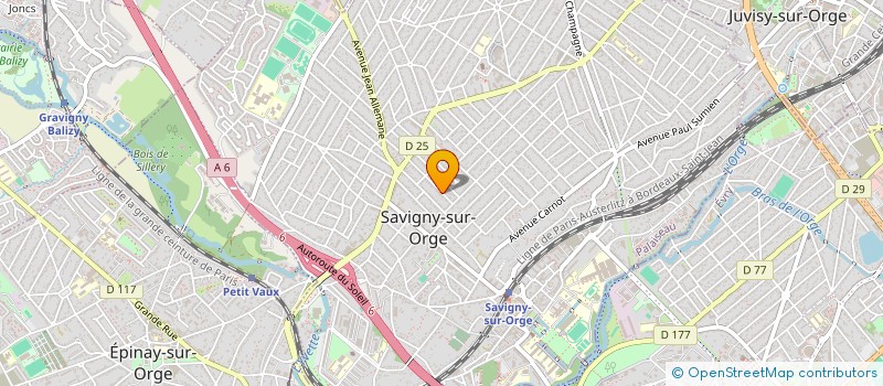 localisation de l'entreprise ACCEO à SAVIGNY-SUR-ORGE