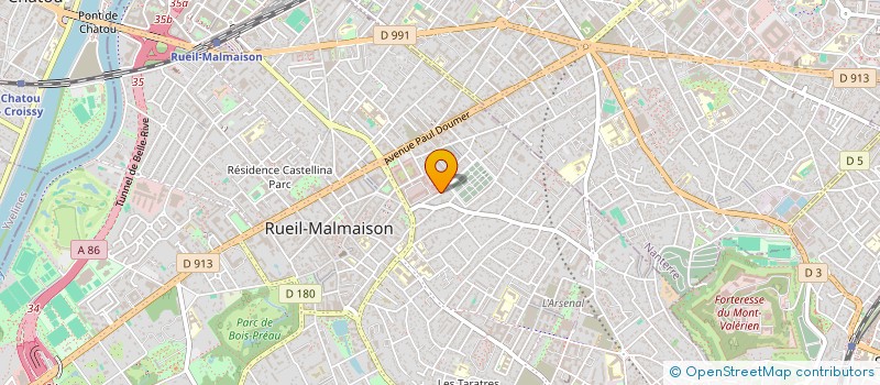 localisation de l'entreprise ACCERA à RUEIL-MALMAISON
