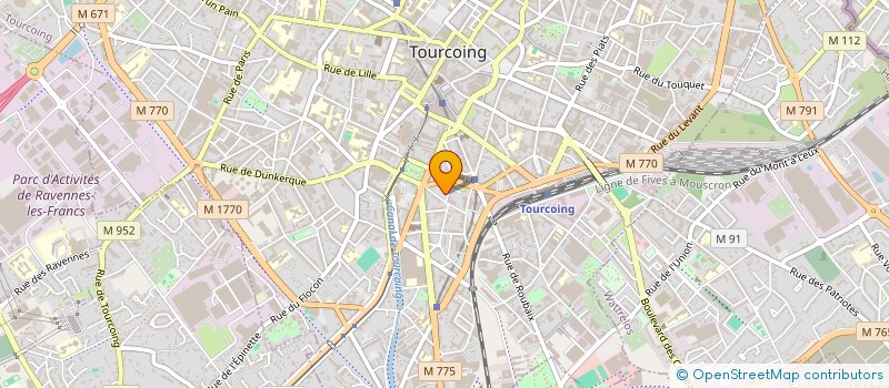 localisation de l'entreprise ACCES à TOURCOING