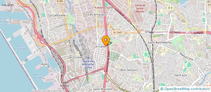 localisation de l'entreprise ACCES à MARSEILLE