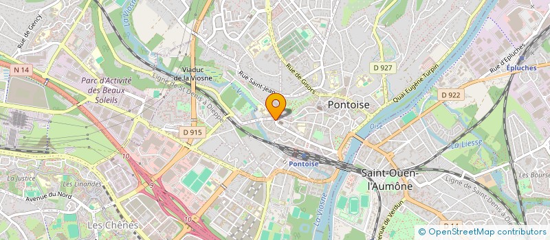 localisation de l'entreprise ACCES à PONTOISE