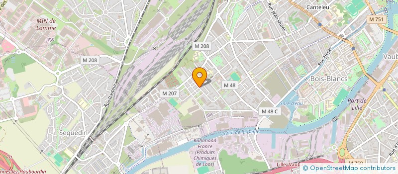 localisation de l'entreprise ACCES à LILLE