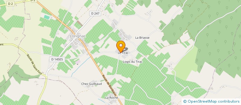 localisation de l'entreprise ACCES AUTO  LORIGNAC