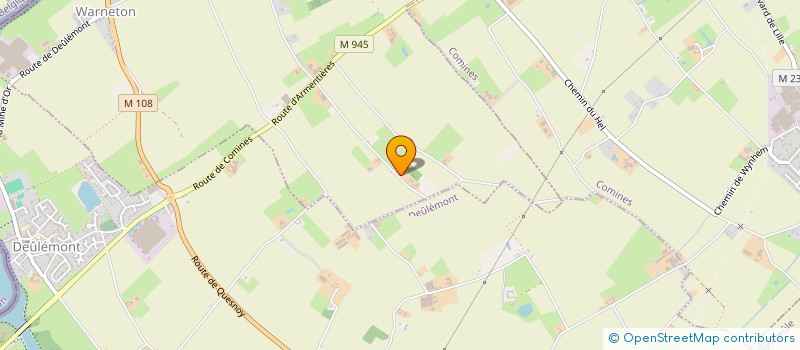 localisation de l'entreprise ACCES AUTOMATISME SERRURERIE à WARNETON
