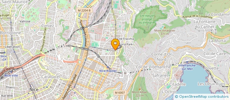 localisation de l'entreprise ACCES AUX SOINS DENTAIRES SOLIDAIRES à NICE