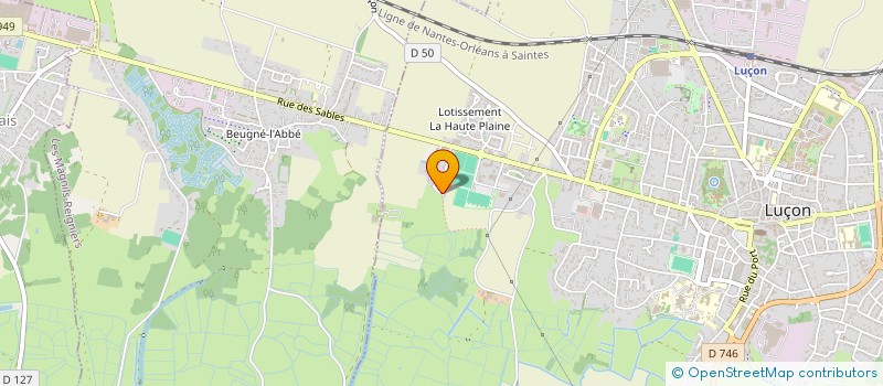 localisation de l'entreprise ACCES AUX SOINS EN SUD VENDEE LITTORAL à LUCON