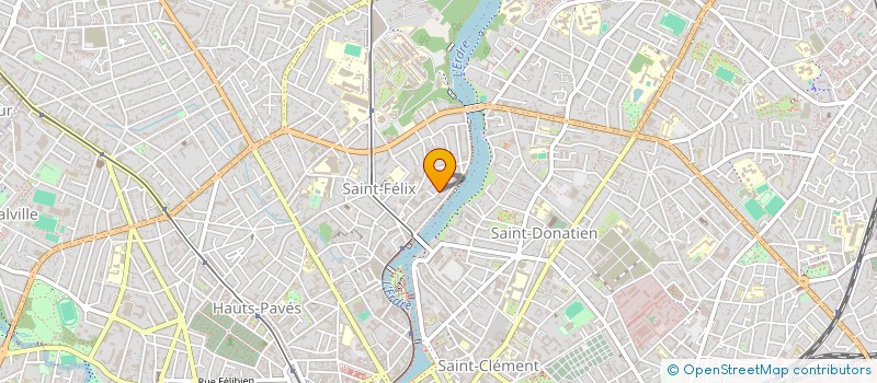 localisation de l'entreprise ACCES CADRES à NANTES
