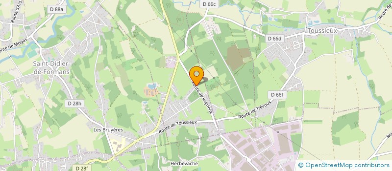 localisation de l'entreprise ACCES' CIBLE à SAINTE-EUPHEMIE