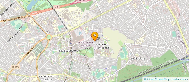 localisation de l'entreprise ACCES CIBLE à SEVRAN