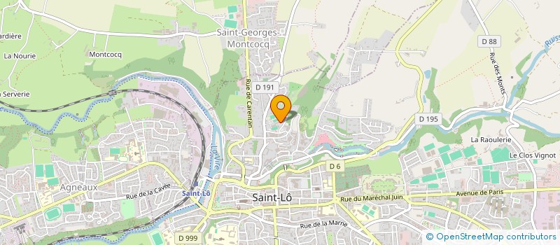 localisation de l'entreprise ACCES-CITE à SAINT-LO