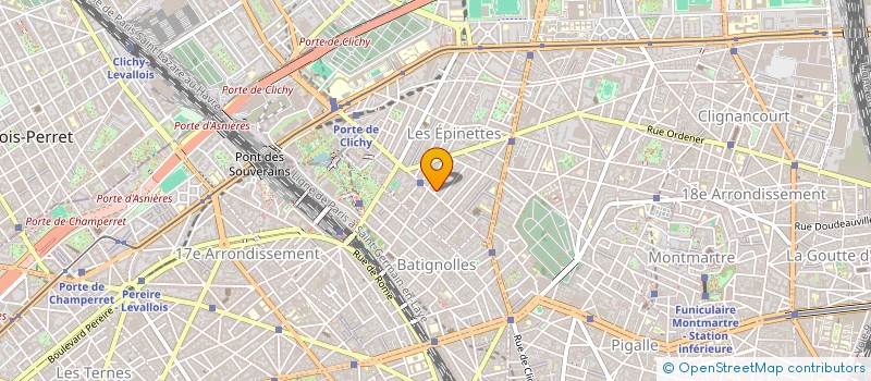localisation de l'entreprise ACCES COMMUNICATION à PARIS
