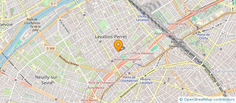 localisation de l'entreprise ACCES CONFORT à LEVALLOIS-PERRET