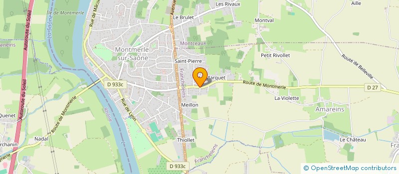 localisation de l'entreprise ACCES CONFORT MAINTENANCE à FRANCHELEINS