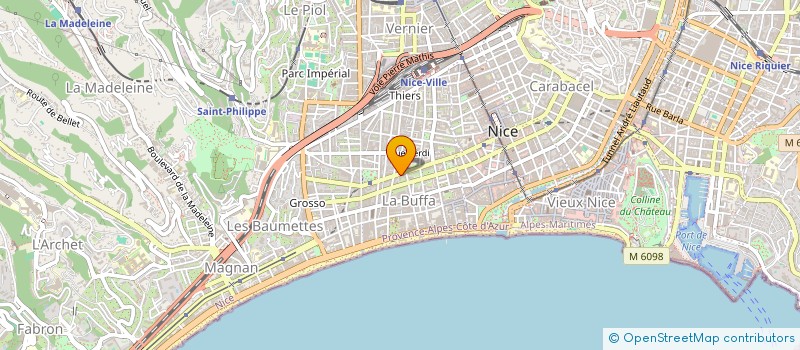 localisation de l'entreprise ACCES CONSULTING à NICE