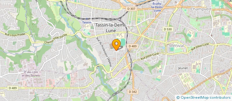 localisation de l'entreprise ACCES CORDES  TASSIN-LA-DEMI-LUNE