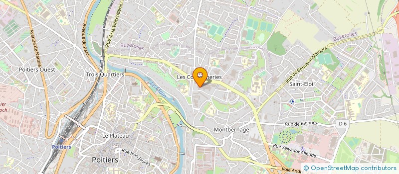 localisation de l'entreprise ACCES CREDIT à POITIERS