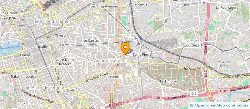 localisation de l'entreprise ACCES DEAL MENUISERIES à MARSEILLE