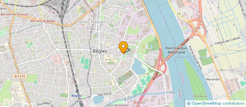 localisation de l'entreprise ACCES DEMENAGEMENT à BEGLES
