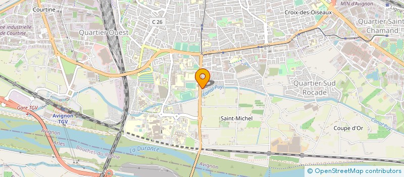 localisation de l'entreprise ACCES DIRECT INGENIERIE à AVIGNON