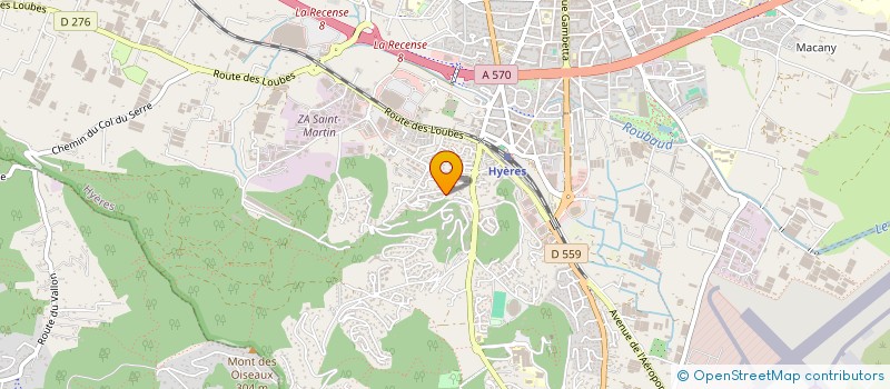 localisation de l'entreprise ACCES ESPOIR à HYERES