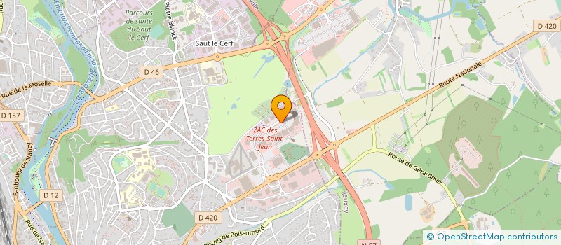 localisation de l'entreprise ACCES ET FENETRES à EPINAL