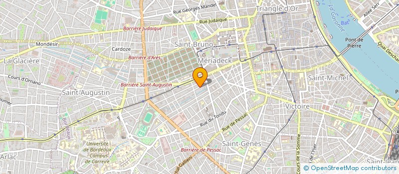 localisation de l'entreprise ACCES FINANC & EPAR ENTR & ENT à BORDEAUX