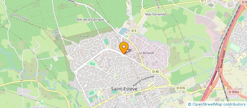 localisation de l'entreprise ACCES HABITAT GROUP à SAINT-ESTEVE
